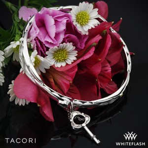 Tacori Sterling Silver Promise Bracelet  with 18k Yellow Gold Accent