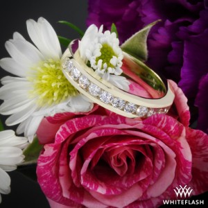 Customized Channel Set Diamond Wedding Ring