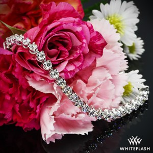 Semi Custom 3 Prong Tennis Diamond Bracelet