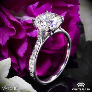 Vatche 1502 Saran Diamond Engagement Ring with a 2.107ct A CUT ABOVE