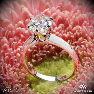 Vatche U-113 6 Prong Solitiare Engagement Ring