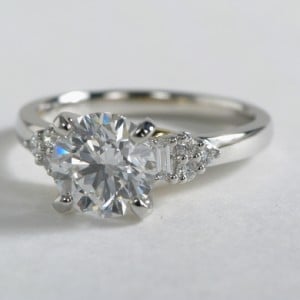 Truly Zac Posen Trio Diamond Engagement Ring