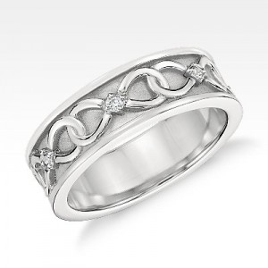 Colin Cowie Diamond Infinity Wedding ring (7mm)