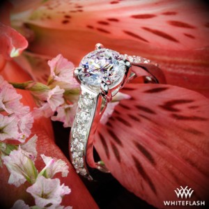 Magnolia Diamond Engagement Ring set with a 1.037ct A CUT ABOVE