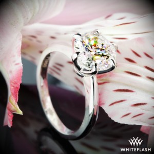 Elegant Solitaire Engagement Ring set with a 2.222ct A CUT ABOVE