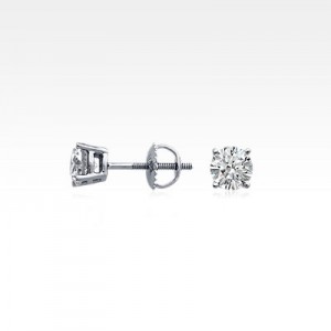 Premier Diamond Earrings in Platinum (1 ct. tw.)