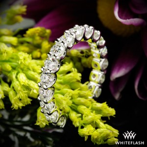 Annette's U Prong 3/4 Eternity Diamond Wedding Ring