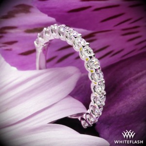 Annette's U Prong Diamond Wedding Ring