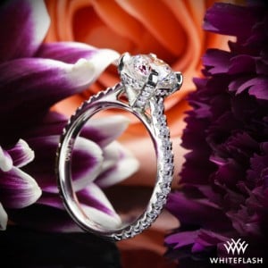 Elena Diamond Engagement Ring set with a 1.50ct Round Diamond