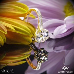 Custom Vatche Diamond Engagement Ring set with a 1.61ct A CUT ABOVE