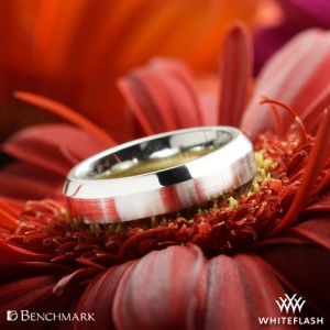 Benchmark Mirror Edge Wedding Ring in Cobalt Chrome