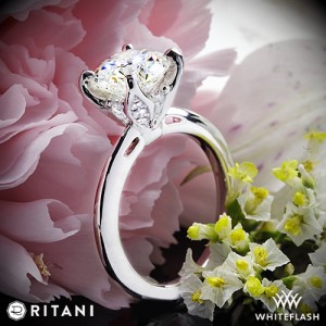 Ritani Solitaire Engagement Ring set with a 2.64ct A CUT ABOVE