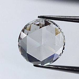 1.70CT ROSE CUT ROUND G SI2 NONE CERT