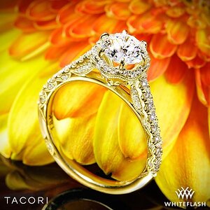 Tacori Crescent Celestial Diamond Engagement Ring