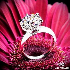 Classic Knife-Edge Solitaire Engagement Ring