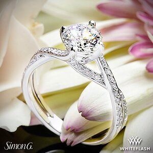 Simon G. Fabled Diamond Engagement Ring