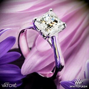 Vatche Royal Crown Solitaire Engagement Ring