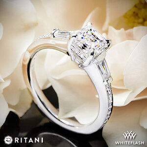 Ritani Three-Stone Engagement Ring