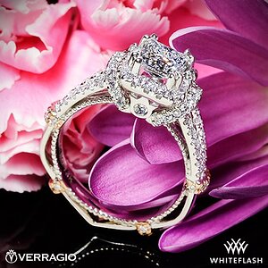 Verragio Pasisian Halo Diamond Engagement Ring