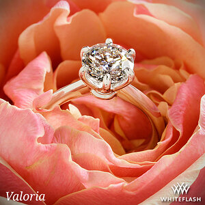 Valoria Petite Six-Prong Solitaire Engagement Ring