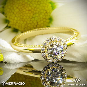 Verragio Venetian Centro Halo Engagement Ring