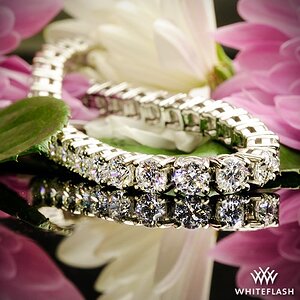 Semi Custom 4 Prong Timeless Diamond Tennis Bracelet