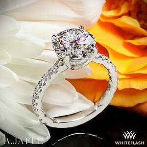 Media 'A. Jaffe ME1853Q Classics Diamond Engagement Ring' in category 'Whiteflash'