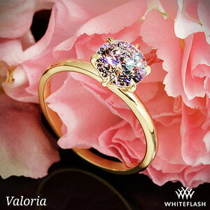 Valoria Six Prong Solitaire Engagement Ring