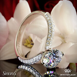 Simon G. Caviar Diamond Engagement Ring