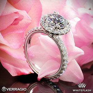Verragio Tradition Diamond Halo Engagement Ring
