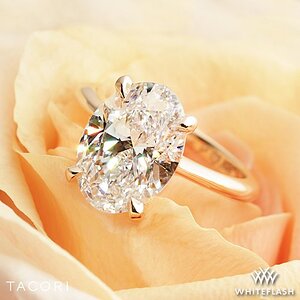 Tacori HT2580OV Founders Collection Solitaire Engagement Ring