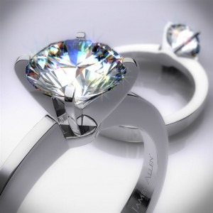 11130-Reverse Taper Cathedral Engagement RIng