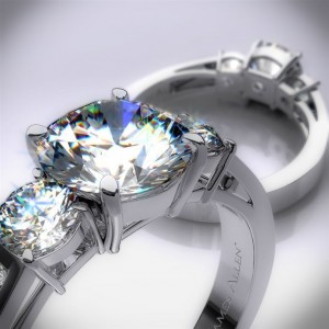 11031 - 3 Stone Plus Engagement Ring