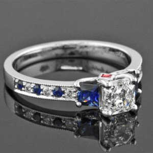 Red, White, Blue and Asscher