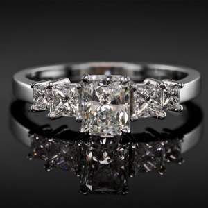 Radiant Diamond Engagement Ring