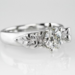 Diamond in Bloom Custom Engagement Ring
