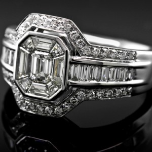 Diamond Baguette Aliquot Ring