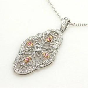 Diamond Filigree Pendant