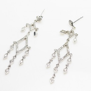 Diamond Pave Chandelier Earrings