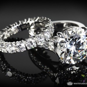 7.5ct G VVS1 Custom Wedding Ring Set