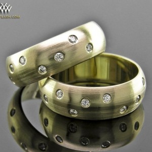 Men's 'Champaigne' Diamond Wedding Band