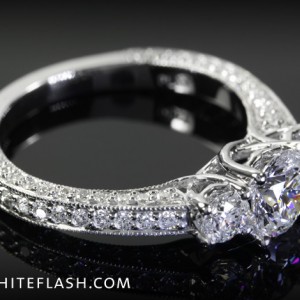 Media ''Coeur de Clara Ashley' Diamond Engagement Ring' in category 'Whiteflash'