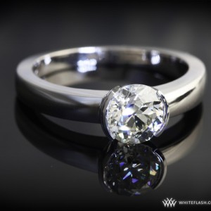 Keystone Solitaire Engagement Ring