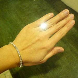 WF tennis bracelet 3ct