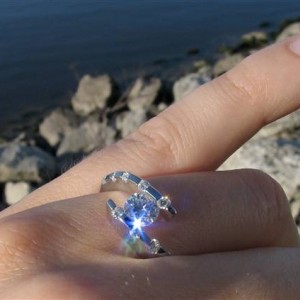 Blue fire at the lake....