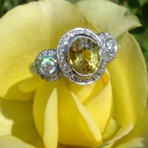 Yellow Sapphire E-ring