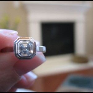 LaurenThePartier's Asscher in a Whiteflash halo