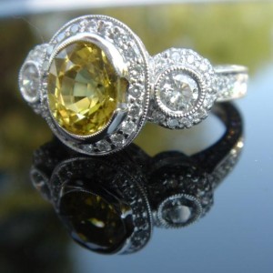 Yellow Sapphire E-ring