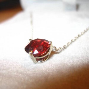 LaurenThePartier's Concave Cut Spessartite Pendant