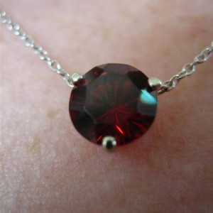 LaurenThePartier's Concave Cut Spessartite Pendant